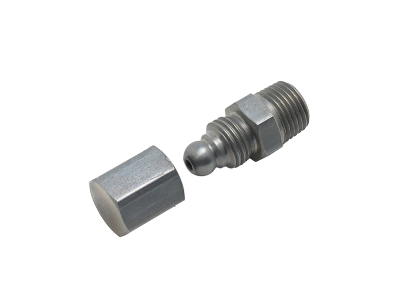 Пресс масленка 1/8 NPT с металлическим резьбовым колпачком